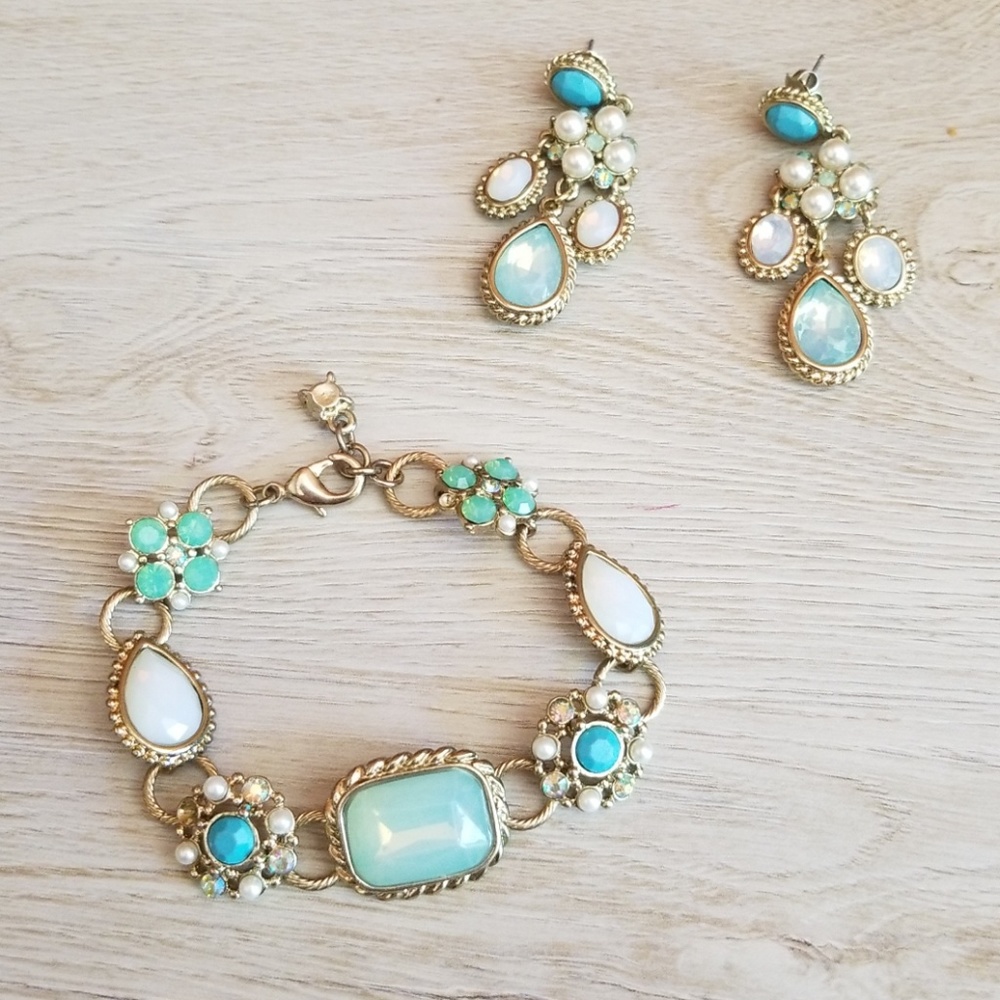 Bracelet and Earrings